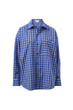 Peta Oversized Shirt, POLO BLUE CHECK - example image 2