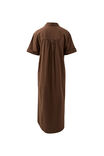 Hanna Midi Shirt Dress, CHOCOLATE - alternate image 3