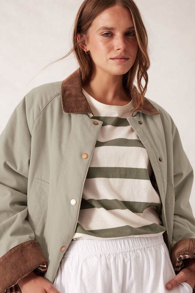 Barn Jacket, ASH GREEN