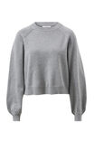 Soft Knit Raglan Crew, GREY MARLE - alternate image 2