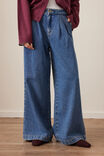 Pleat Jean, FRESH INDIGO - alternate image 1