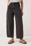 Darted Barrel Jean, FADED BLACK - alternate image 1