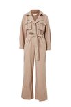 Jumpsuit With Organic Cotton Jf, WARM TAUPE - alternate image 2