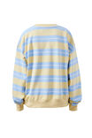 Romy Crew, BUTTER/CHINA BLUE STRIPE - example image 3
