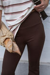Ponte Bootleg Pant, CHOCOLATE - alternate image 5