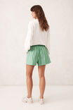 Mila Short, GRASS GREEN AND OXFORD BLUE STRIPE - alternate image 3