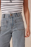 Wide Leg Front Pocket Jean, VINTAGE BLUE - alternate image 6