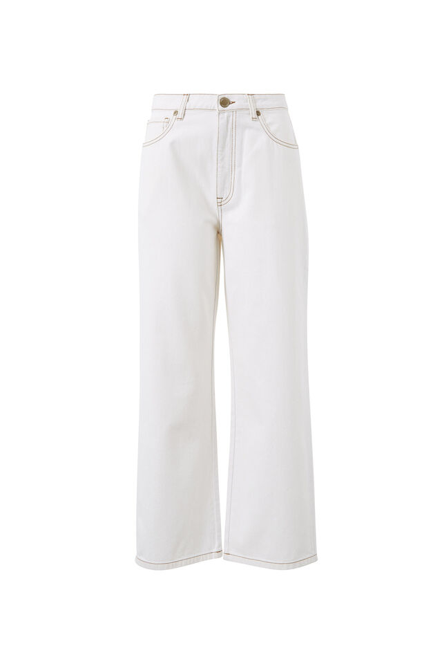 Frankie Loose Straight Jean, FRESH ECRU