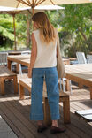 Jude Wide Leg Crop Jean, MID INDIGO - alternate image 3