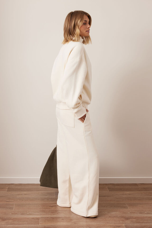 Marli Button Sweat, MARSHMELLOW