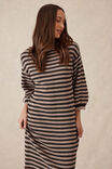 Summer Slouchy Knit Dress, STRING/PHANTOM STRIPE - alternate image 7