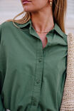 Clover Tie Shirt, BASIL - example image 5