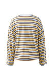 Beau Long Sleeve Slouchy Tee, NEW BUTTER BRUNETTE STRIPE - alternate image 3