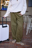 Elise Barrel Trackpant, WASHED OLIVE - alternate image 4