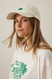 Pip Everyday Cap, BUFF/GREEN EMBROIDERY - alternate image 4