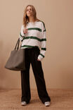 Gracie Relaxed Pin Tuck Trackpant, PHANTOM - alternate image 4