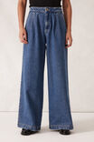 Pleat Jean, FRESH INDIGO - alternate image 4