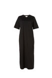 Short Sleeve Tee Midi Dress, BLACK - alternate image 2