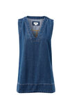 Winnie Tunic, FRESH INDIGO - example image 1