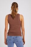 Super Soft Square Neck Layering Tank, STONE - alternate image 2