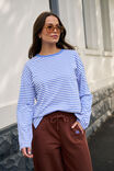 Scout Slouchy Long Sleeve  Tee, VINTAGE BLUE/WHITE STRIPE - alternate image 5
