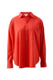 Peta Oversized Shirt, HERITAGE RED - alternate image 2