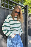 PINE GREEN STRIPE