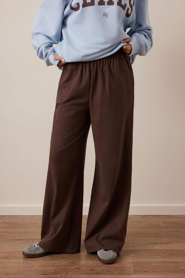 Sunday Jersey Pant, BRUNETTE BROWN