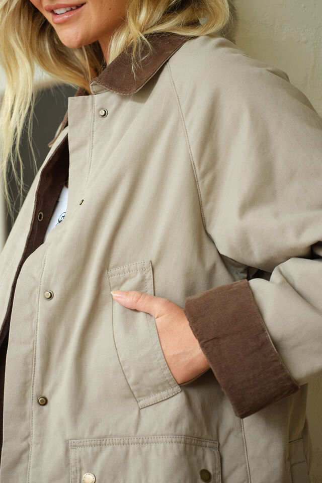 Barn Jacket, ASH GREEN