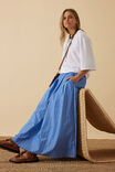 Florence Maxi Skirt, MARINE BLUE PINSTRIPE - alternate image 1