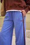 Gigi Wide Leg Terry Trackpant, VINTAGE BLUE MIXED SIDE STRIPE - alternate image 5
