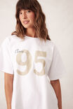 Boyfriend Tee, WHITE/CERES 95 - alternate image 3