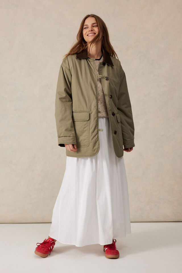 Barn Jacket, SPRING KHAKI