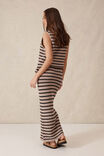 Mesh Knit Maxi Skirt, STRING/PHANTOM STRIPE - alternate image 3