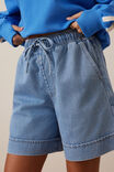 Andie Drawstring Short, VINTAGE BLUE - alternate image 3