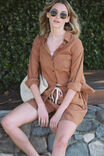 Relaxed Pocket Shirt, BURNT CARAMEL - alternate image 4