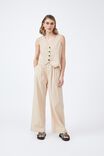 Vest In Cotton Linen Blend, CAMELETTE - alternate image 3