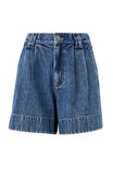 Billie Pleat Front Short, INDIGO BLUE - alternate image 2