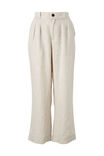 Linen Pleat Front Pant, NATURAL - alternate image 2