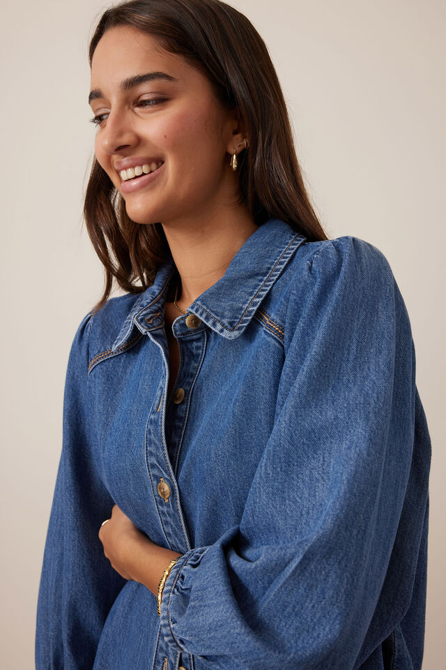 Lenny Shirt, FRESH INDIGO