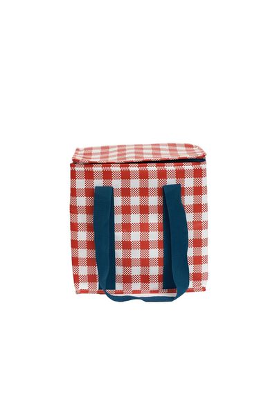 Project Ten Insulated Tote, RED CHECKERBOARD