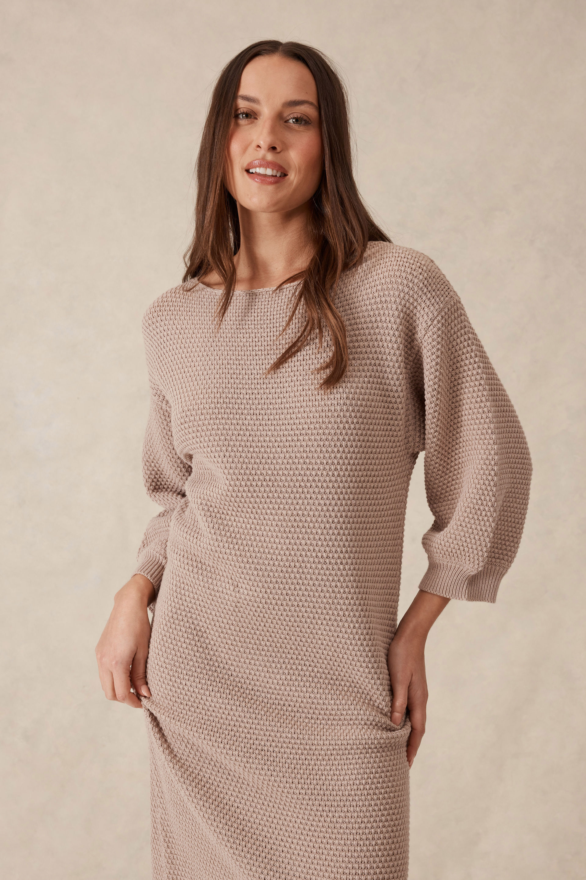Summer Slouchy Knit Dress