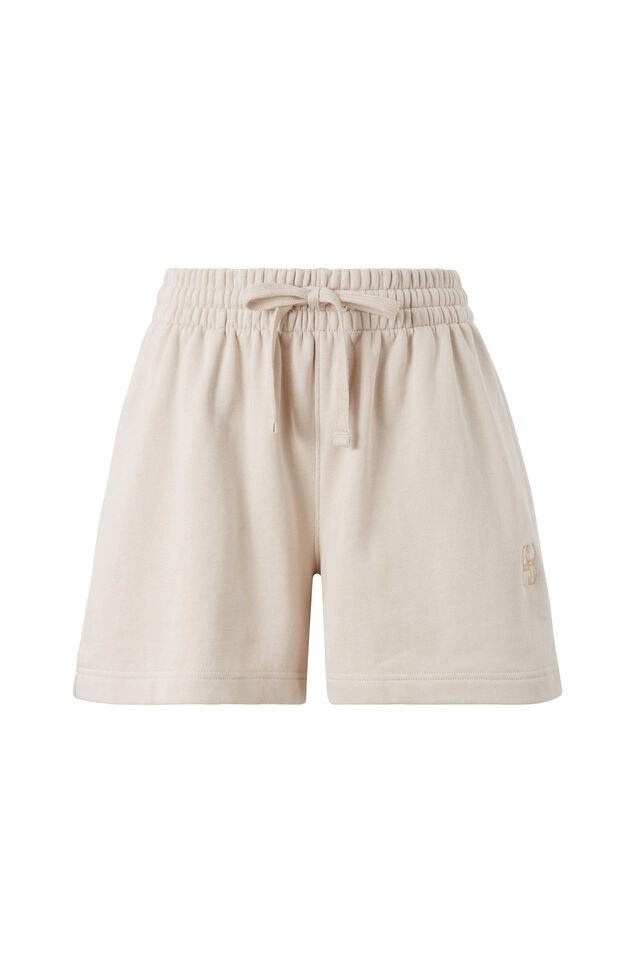 Classic Fleece Short, ALMOND