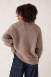 Lofty Knit Crew, TAUPE FLECK - alternate image 4