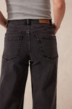 Jude Wide Leg Crop Jean, WASHED BLACK - alternate image 7