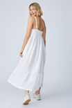 Linen Summer Midi Dress, WARM WHITE - alternate image 3