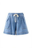 Relaxed Everyday Short, MID BLUE WASH - alternate image 2