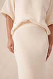 Knit Column Maxi Skirt, EGGSHELL - alternate image 5