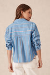 Heritage Shirt, OXFORD BLUE WHITE NAVY STRIPE - alternate image 5