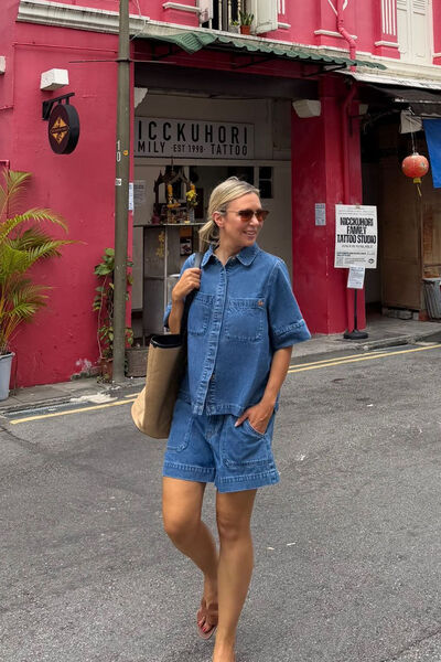 Noa Short Sleeve Shirt, FRESH INDIGO